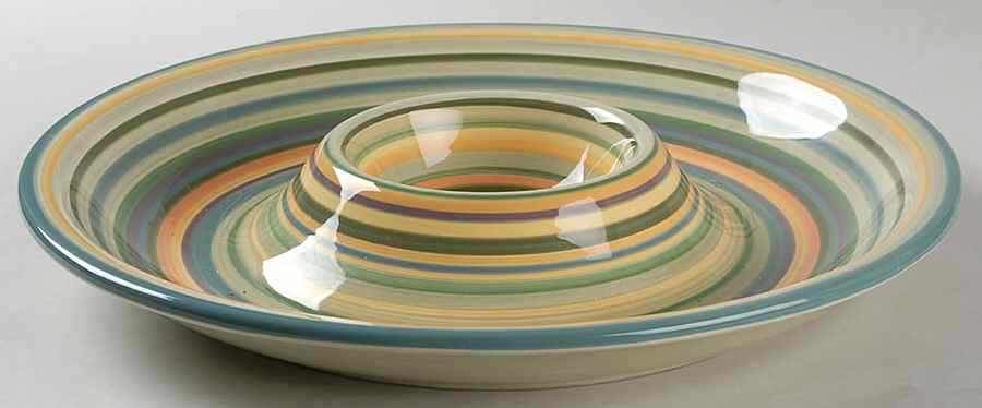 Aurora 1 Piece Chip & Dip by Tabletops Unlimited-1