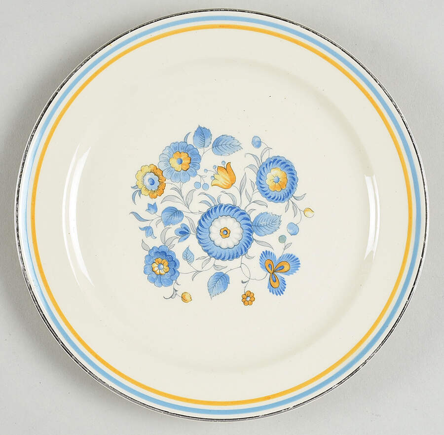 TST891 Bread & Butter Plate by Taylor, Smith & Taylor (Ts&T)-1