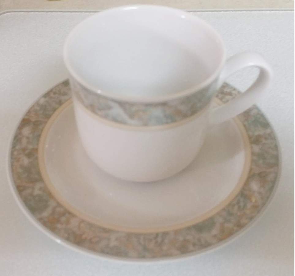 THU347 Flat Cup & Saucer Set by Thun-1