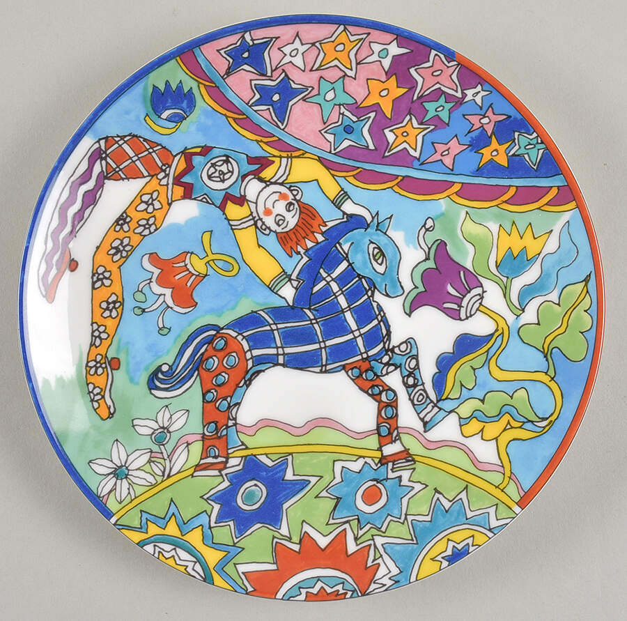 Fantasy Child's Plate by Tiffany-1