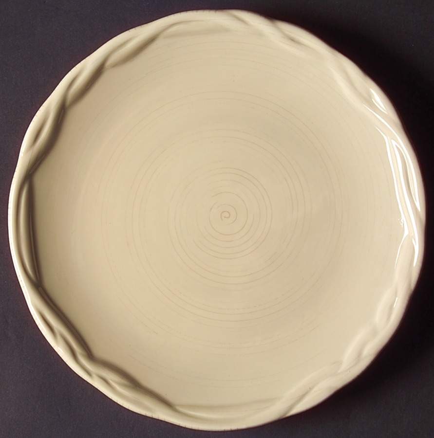 Octavia Hill (Solid Cream) Salad Plate by Tracy Porter-1