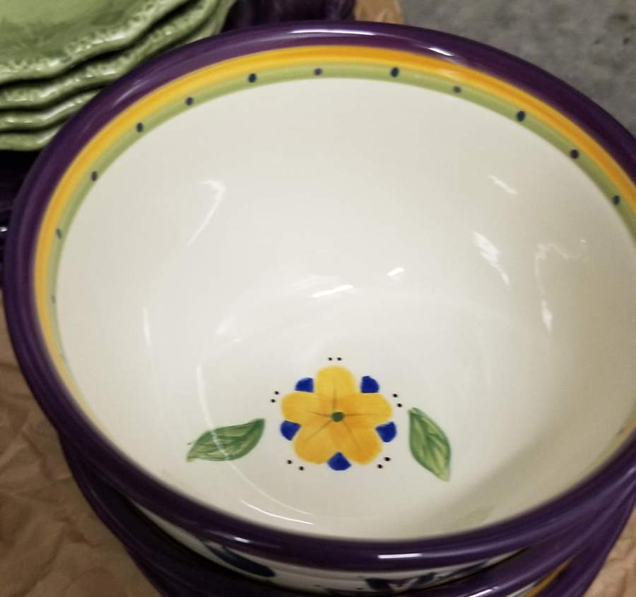Holland Flower Soup/Cereal Bowl by Tabletops Unlimited-1