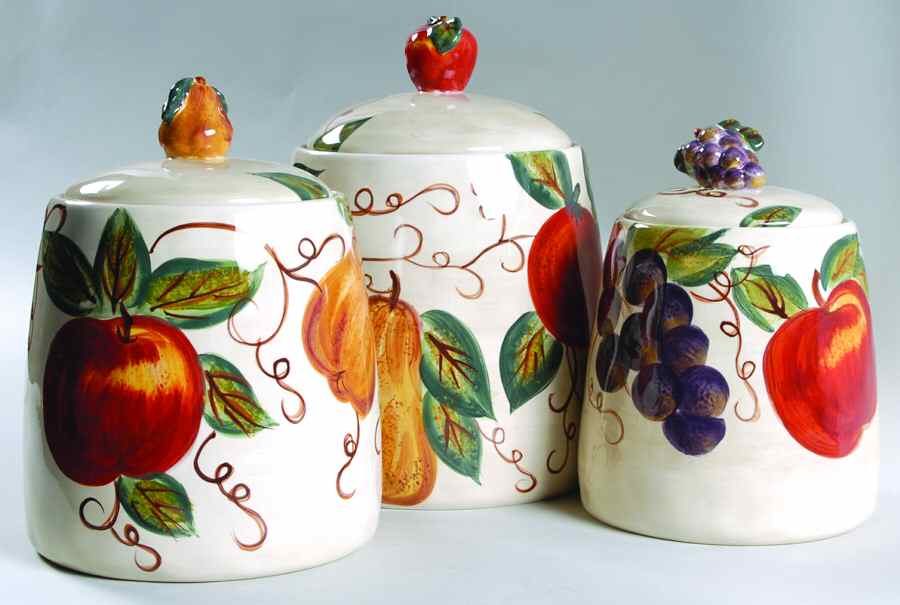 Venetian (3 Piece) Canister Set (Box Set) by Tabletops Unlimited-1