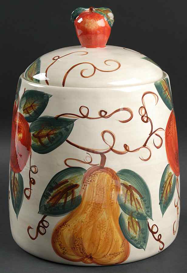 Venetian Large Canister & Lid by Tabletops Unlimited-1
