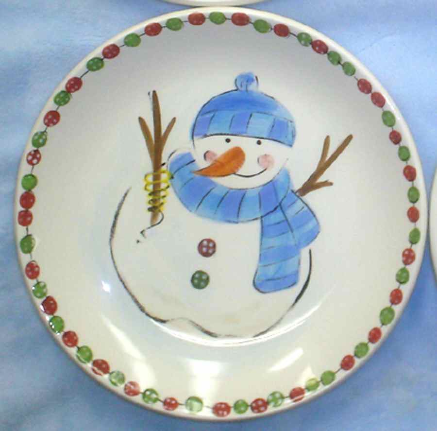 Holiday Cheer Salad Plate by Tabletops Unlimited-1