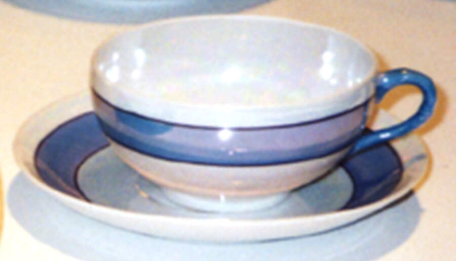 Tsl12 Flat Cup & Saucer Set by Tashiro Shoten Ltd-1