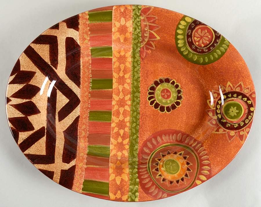 Rio 17" Oval Serving Platter by Tabletops Unlimited-1