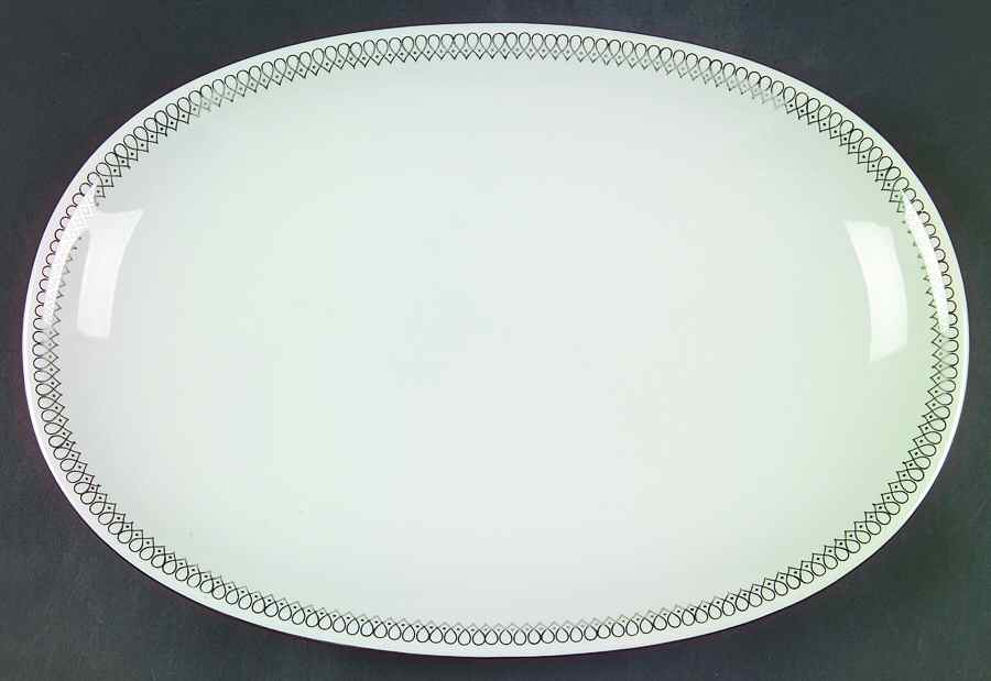 TRC4 14" Oval Serving Platter by Treasure Chest-1