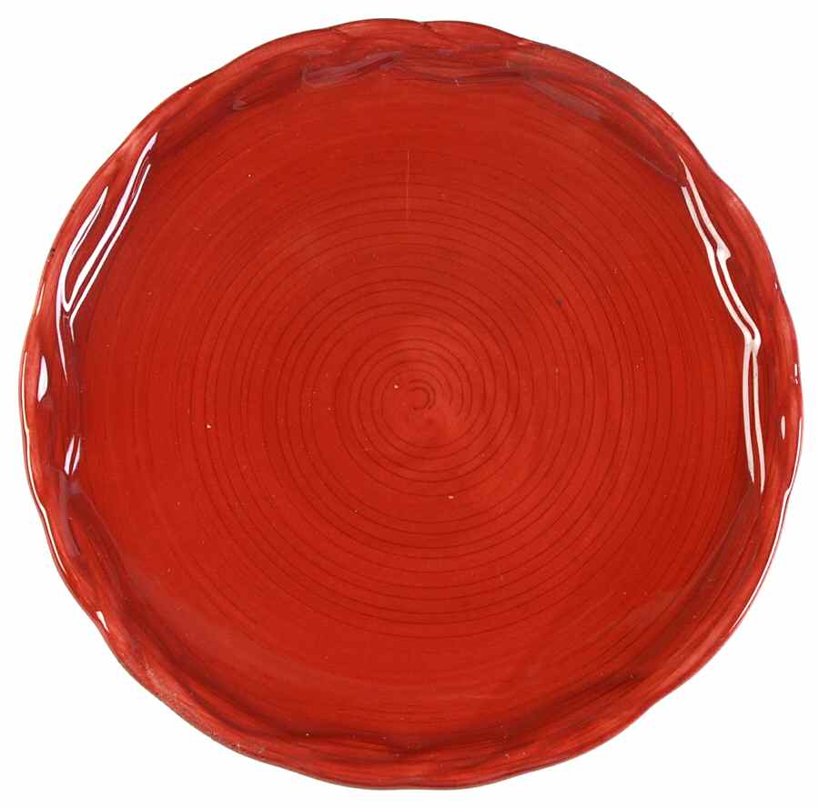 Octavia Hill (Solid Red) Salad Plate by Tracy Porter-1