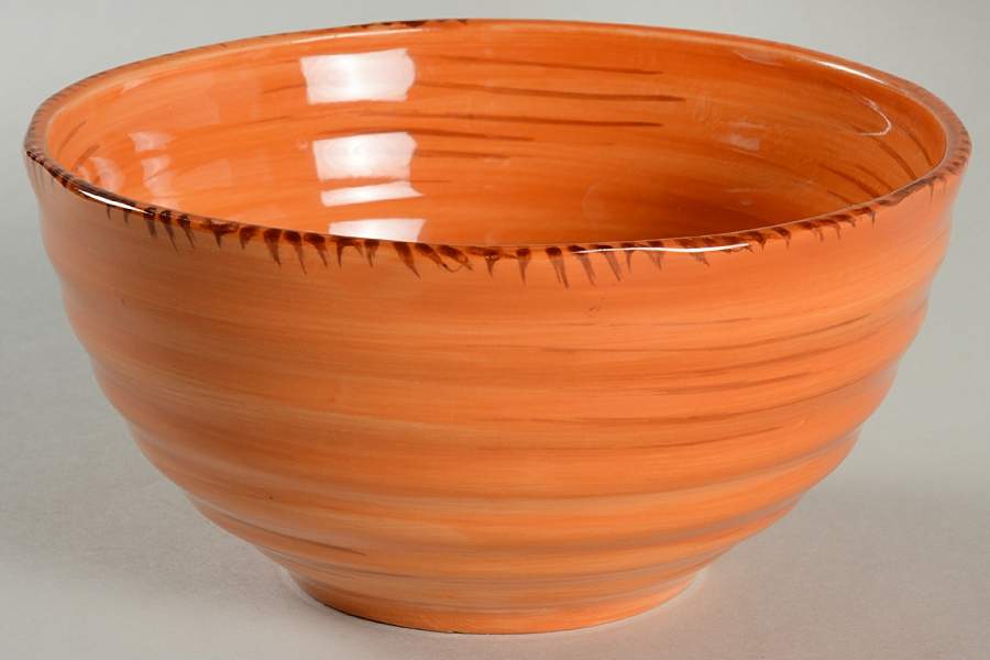 Rustico Orange Coupe Cereal Bowl by Tabletops Unlimited-1