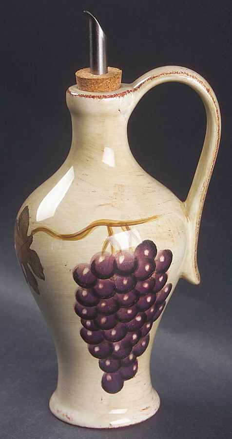 Vineyard Oil Jar & Drizzle Spout by Tabletops Unlimited-1