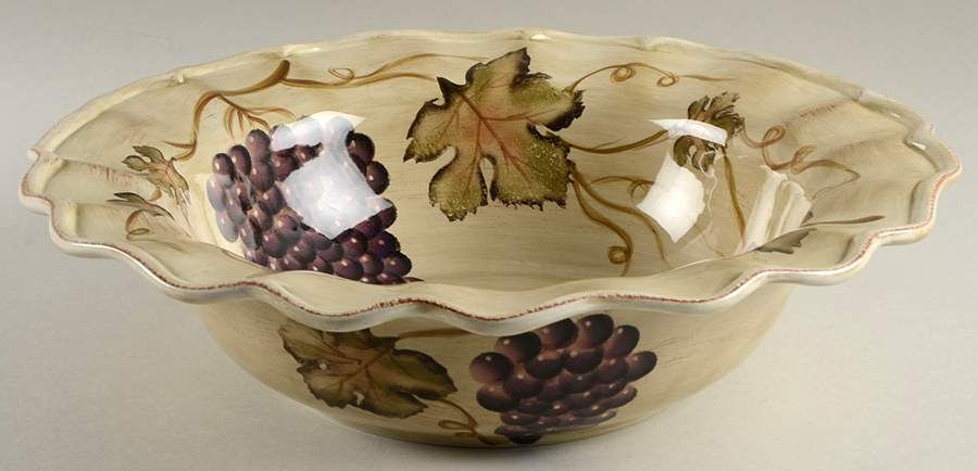 Vineyard 14" Large Salad Serving Bowl by Tabletops Unlimited-1