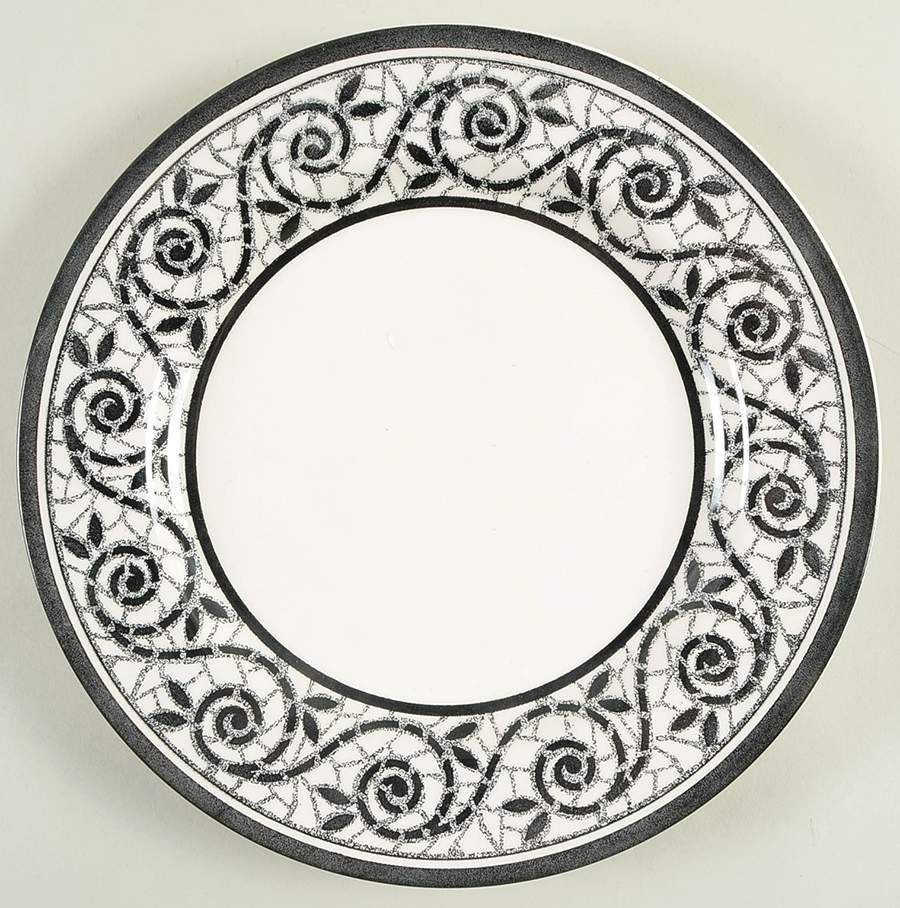 Molanco Black Dinner Plate by Tabletops Unlimited-1
