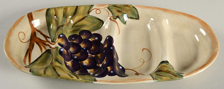 Napa (No Words, Grapes) 4 Part Relish by Tabletops Unlimited-1