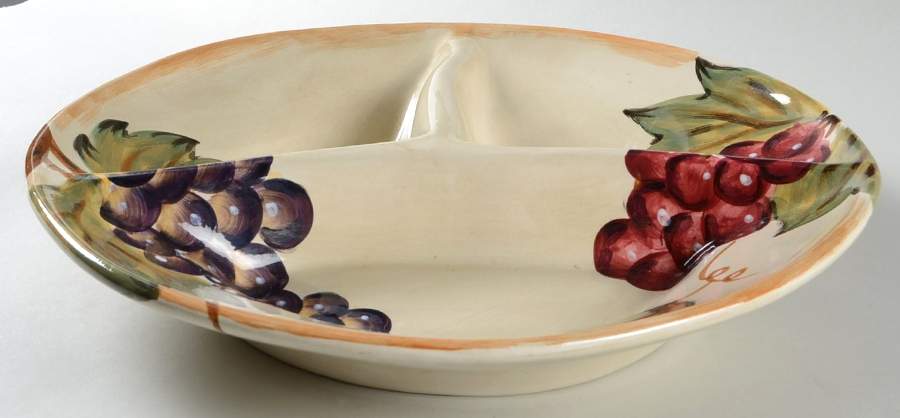 Napa (No Words, Grapes) 3-Part Relish by Tabletops Unlimited-1