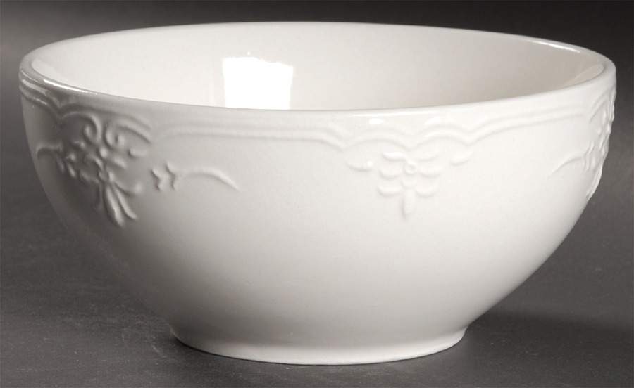 Versailles White Coupe Cereal Bowl by Tabletops Unlimited-1