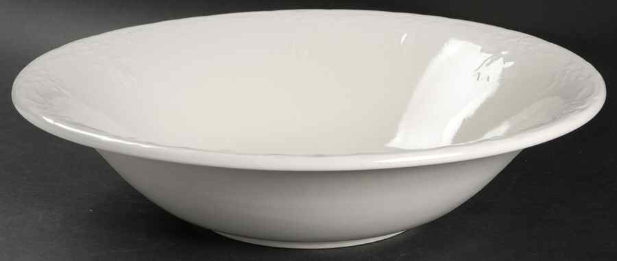 Versailles White 12" Pasta Serving Bowl by Tabletops Unlimited-1