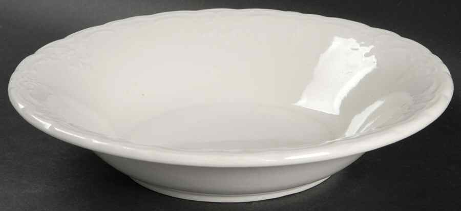 Versailles White 8" Individual Pasta Bowl by Tabletops Unlimited-1