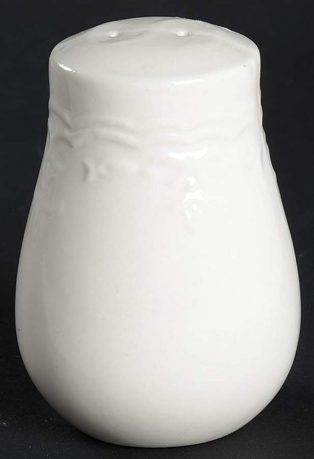 Versailles White Salt Shaker by Tabletops Unlimited-1
