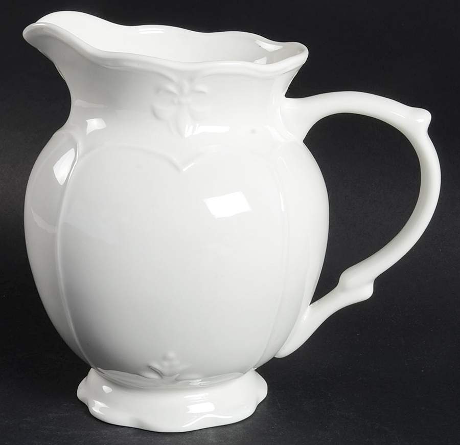 Versailles White 56 Oz Pitcher by Tabletops Unlimited-1