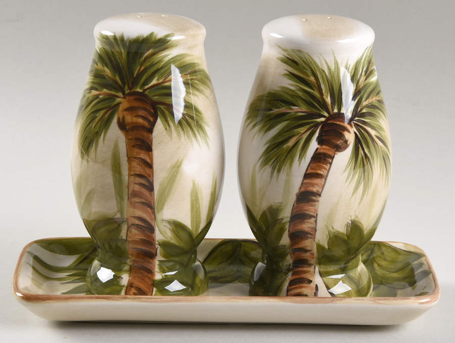 Kona (3 Pc) Salt & Pepper Tray Set by Tabletops Unlimited-1
