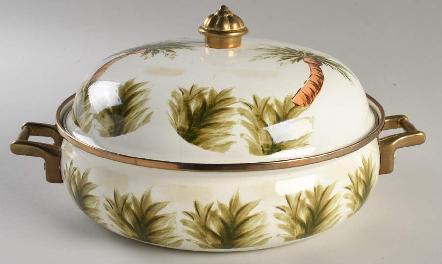 Kona 3 Quart Metal Covered Casserole by Tabletops Unlimited-1