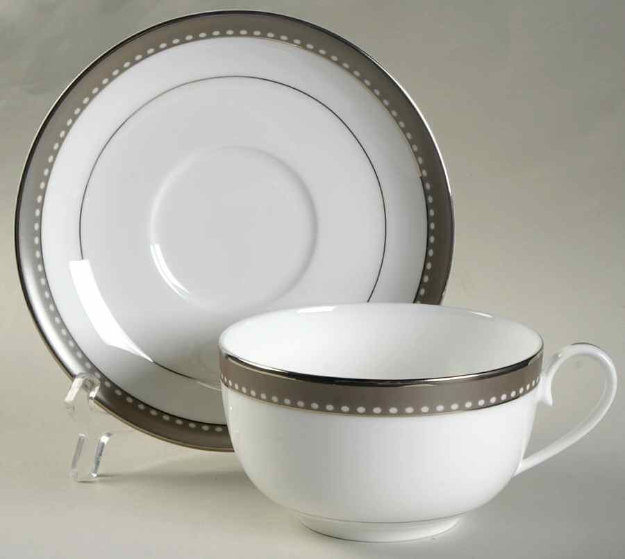 Elissa Flat Cup & Saucer Set by Thomas O'Brien-1
