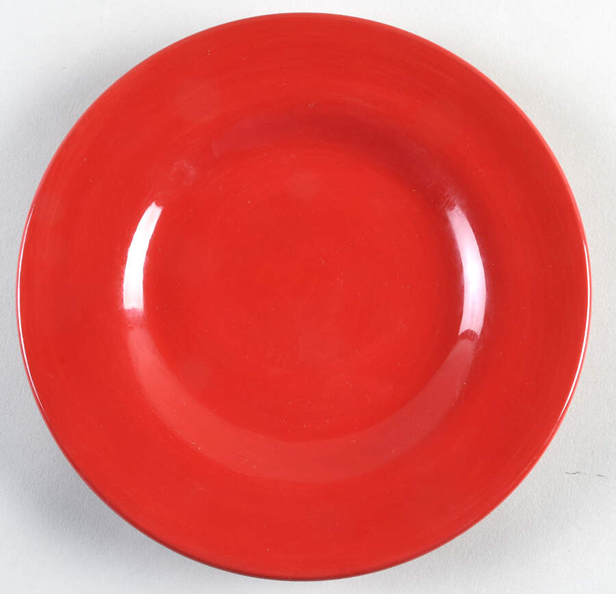 Tahoe Red Salad Plate by Tabletops Unlimited-1