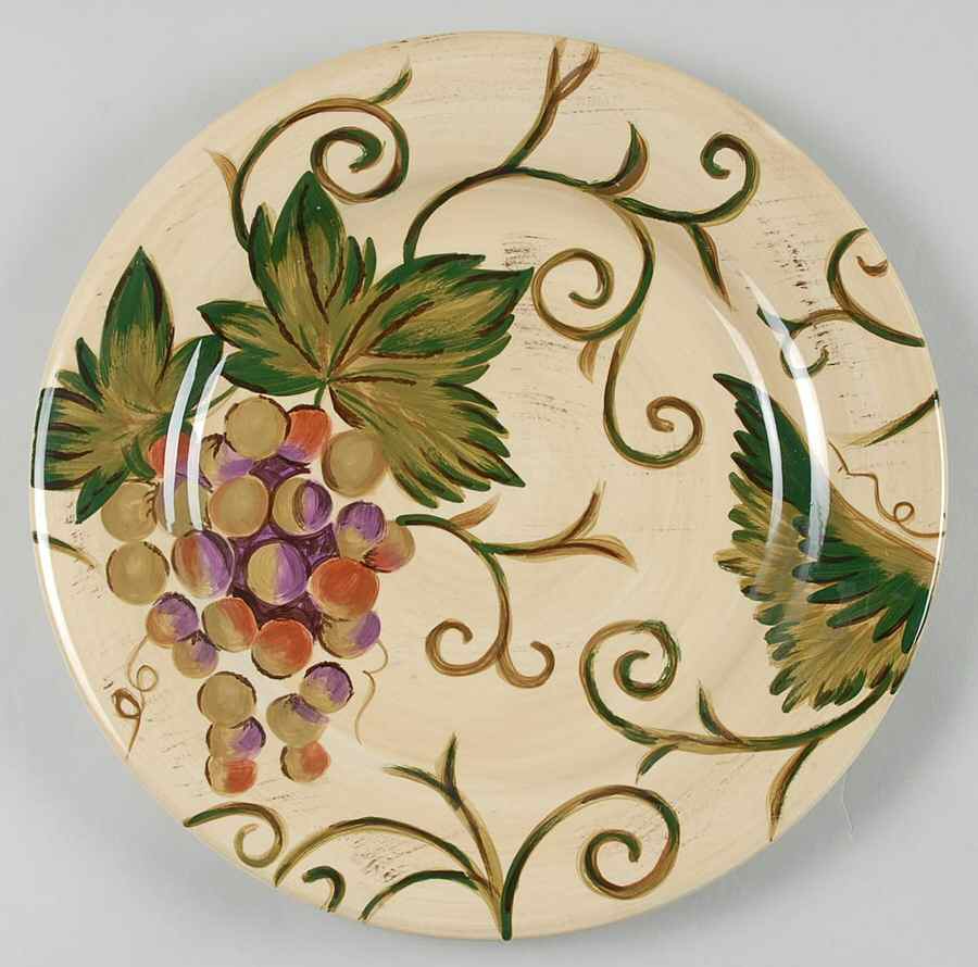 Avellino Chardonnay Large Dinner Plate by Tabletops Unlimited-1