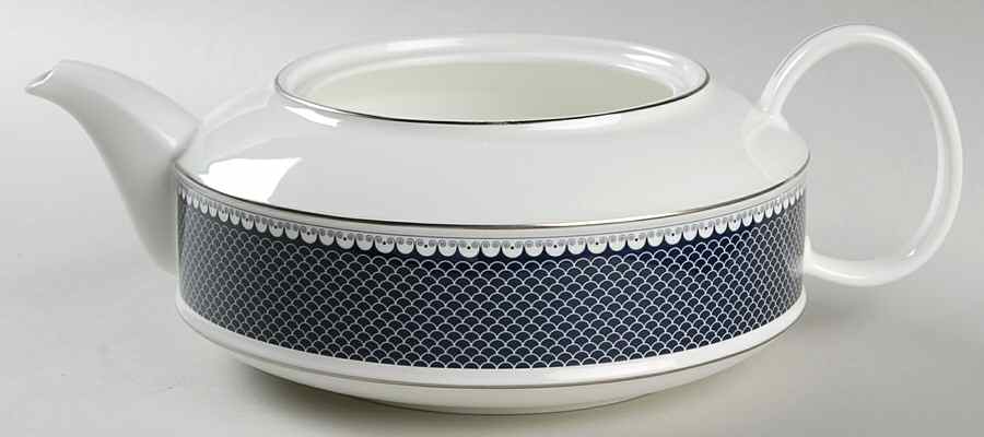 Marielle Indigo Tea/Coffee Pot No Lid by Thomas O'Brien-1