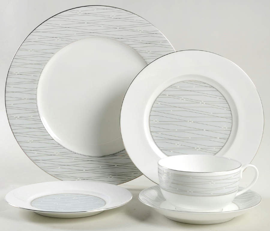 Tilden Lace Dove 5 Piece Place Setting by Thomas O'Brien-1