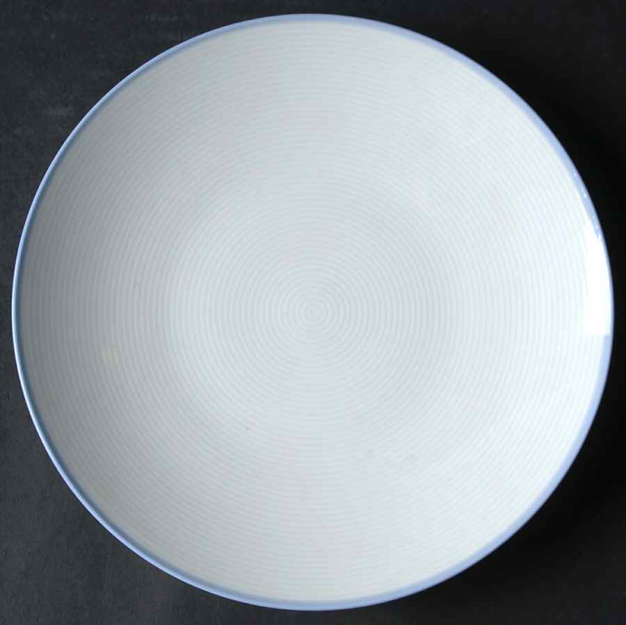 Loft Connect Mare White (Blue Trim) Salad Plate by Thomas-1