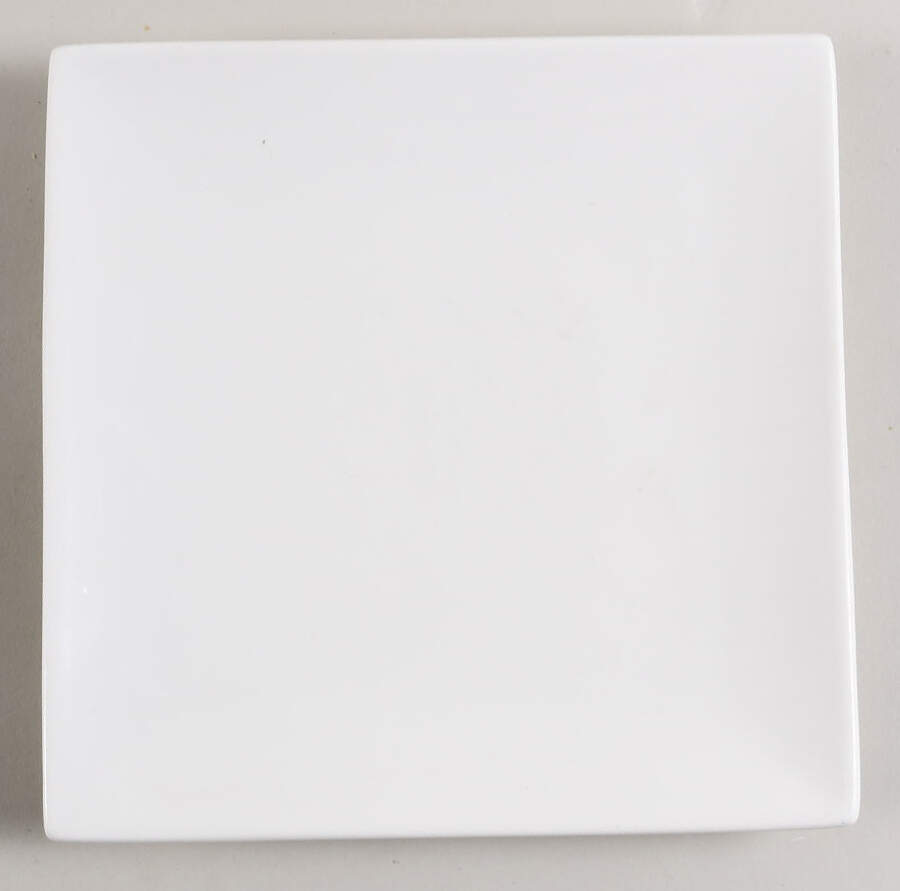 Whittier Coupe Squares Salad/Dessert Plate by Ten Strawberry Street-1