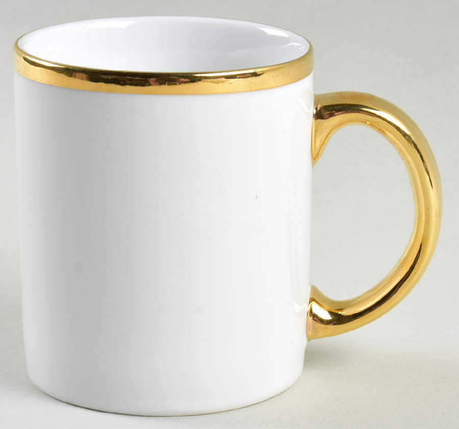 Gold Band Small Mug by Ten Strawberry Street-1