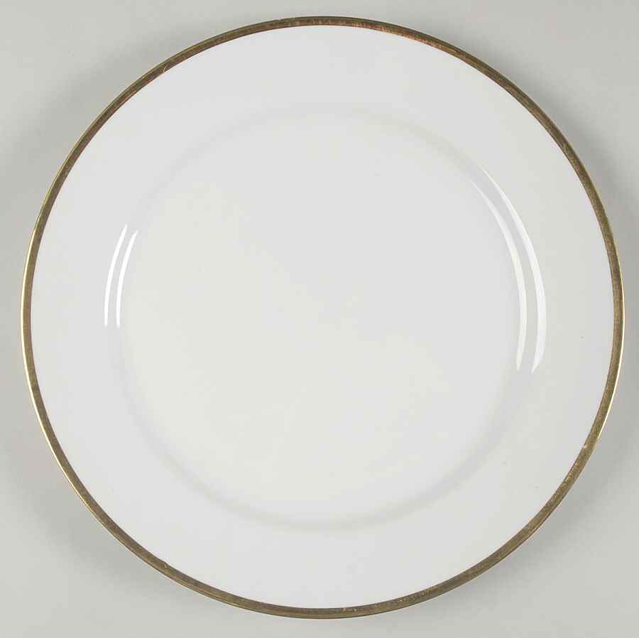Gold Band 12" Chop Plate (Round Platter) by Ten Strawberry Street-1