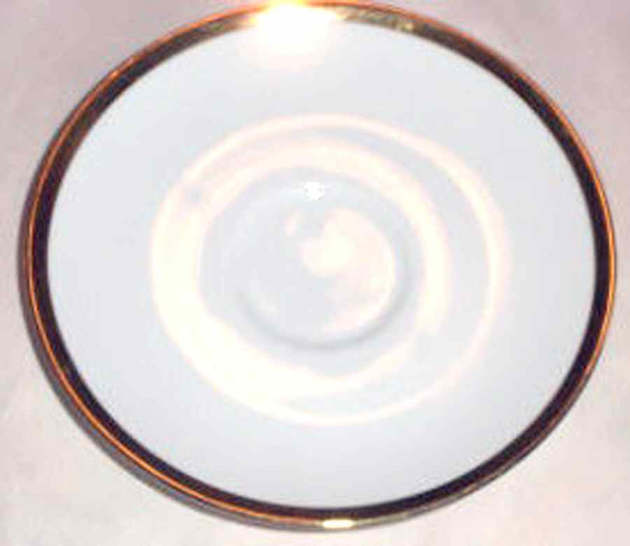Gold Band Saucer for Demitasse Cup by Ten Strawberry Street-1