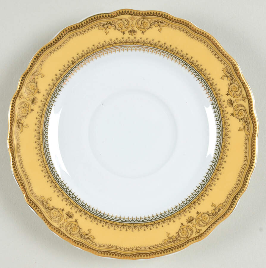 Vanessa Gold Saucer by Ten Strawberry Street-1