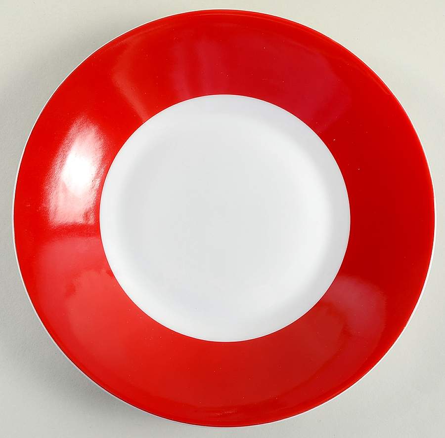 Soho Red Salad Plate by Ten Strawberry Street-1
