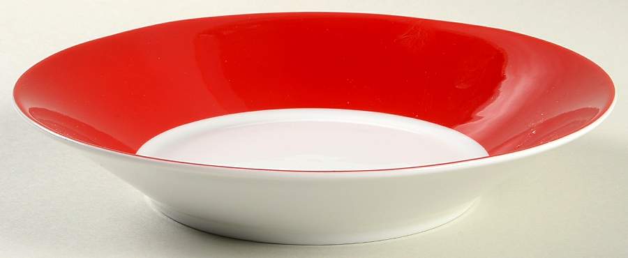 Soho Red Coupe Soup Bowl by Ten Strawberry Street-1