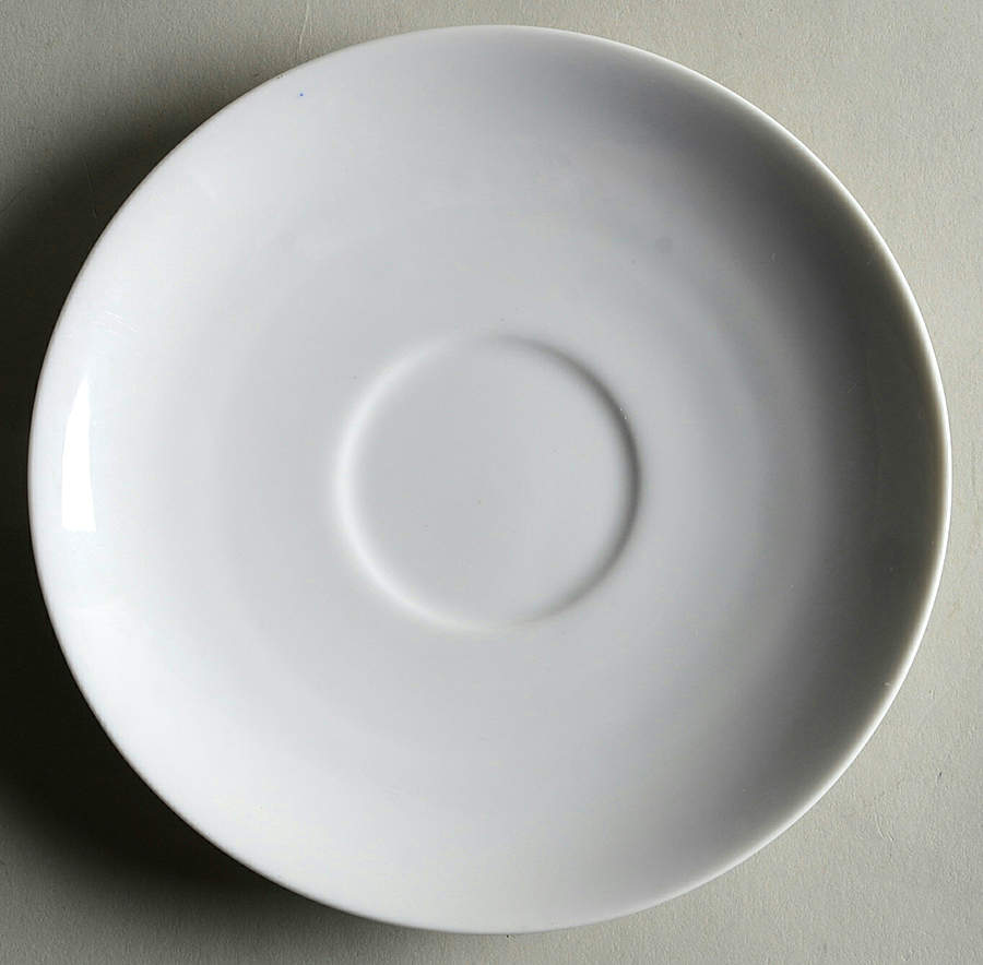 Royal Coupe White (Oversized) Saucer for Oversized Cup by Ten Strawberry Street-1