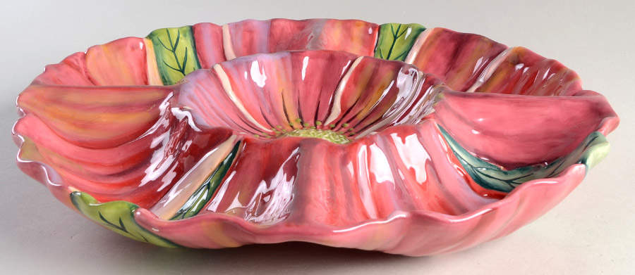 Corvina Sculpted Chip&Dip Bowl by Tracy Porter-1