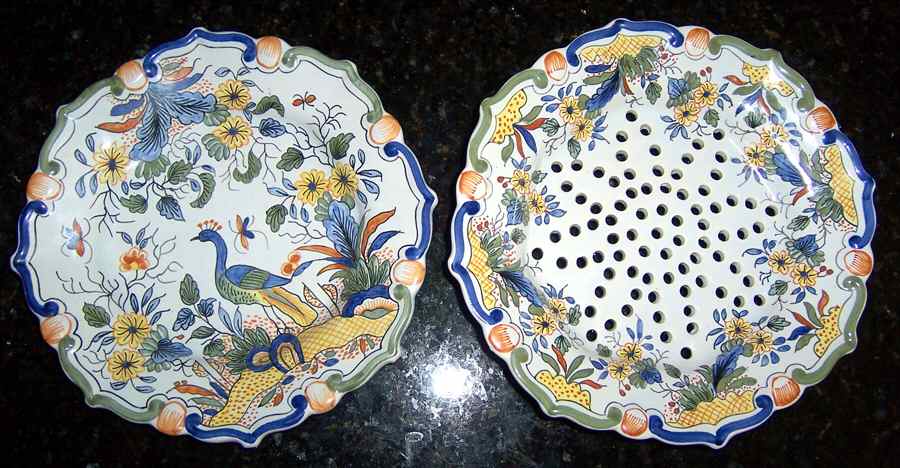 2668 Pierced Berry Bowl and Underplate by Tiffany-1