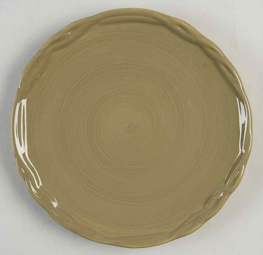Octavia Hill (Solid Green) Salad Plate by Tracy Porter-1