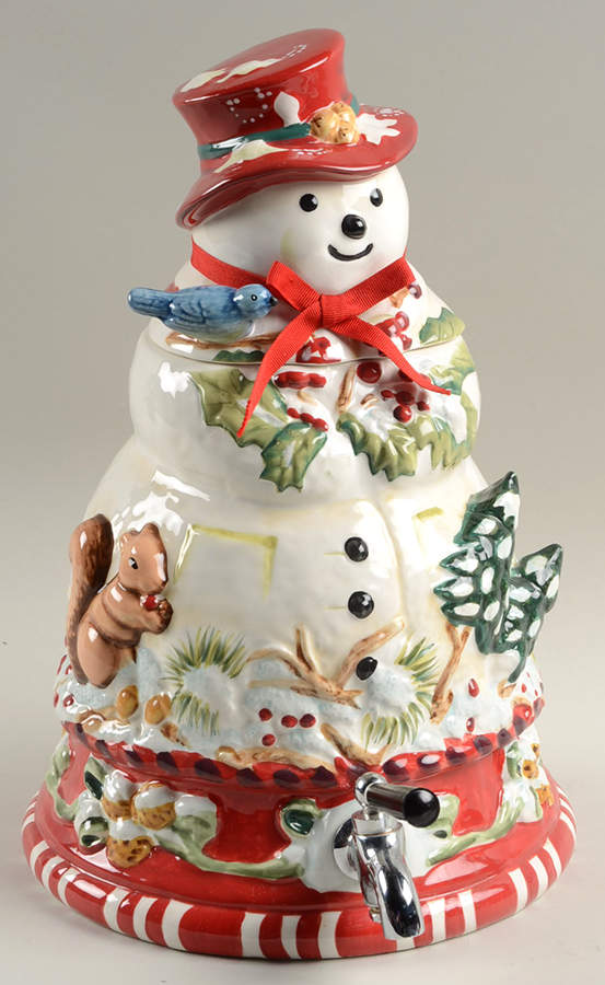 Jolly Ol Snowy Beverage Dispenser & Lid by Tracy Porter-1