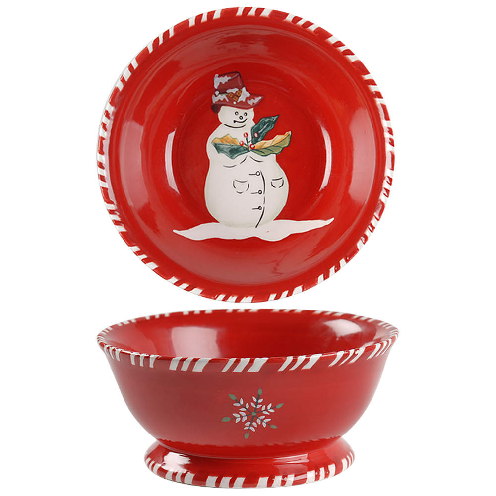 Jolly Ol Snowy Soup/Cereal Bowl by Tracy Porter-1