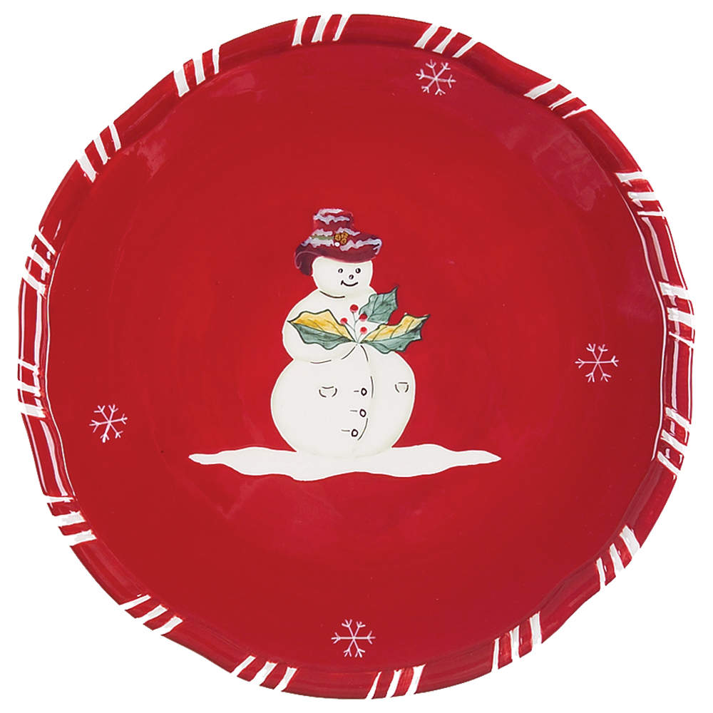 Jolly Ol Snowy Dinner Plate by Tracy Porter-1
