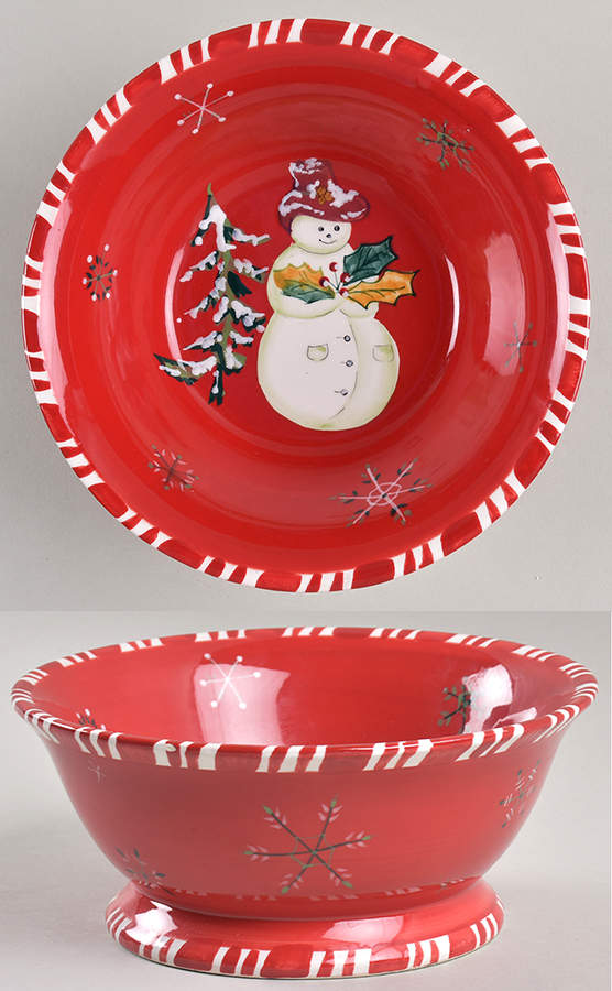 Jolly Ol Snowy Soup/Cereal Bowl by Tracy Porter-1