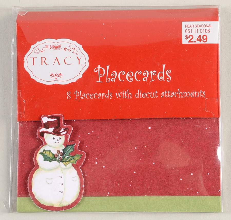 Jolly Ol Snowy (Set of 8) Paper Place Cards by Tracy Porter-1