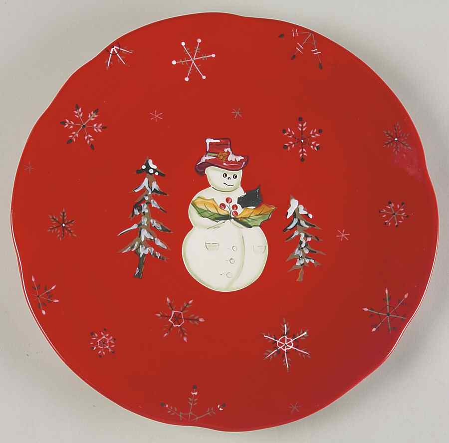 Jolly Ol Snowy Dinner Plate by Tracy Porter-1