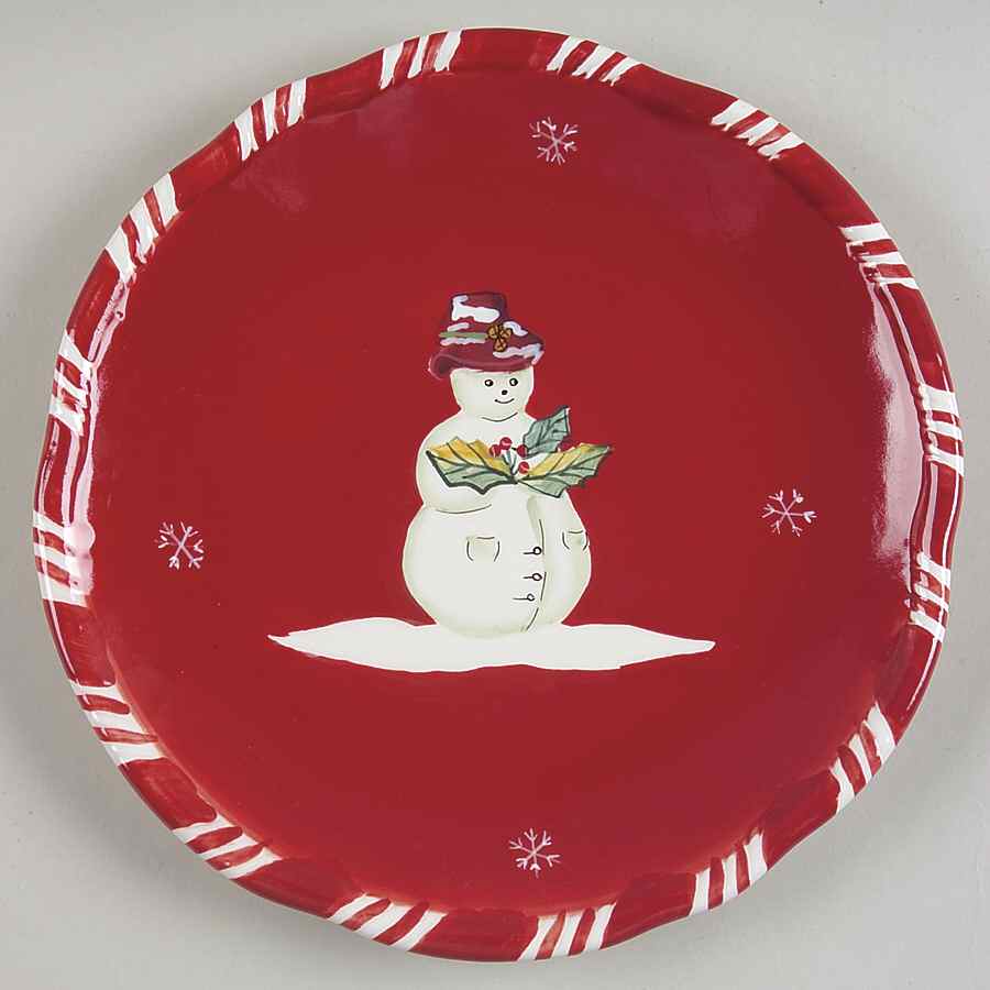 Jolly Ol Snowy Salad Plate by Tracy Porter-1